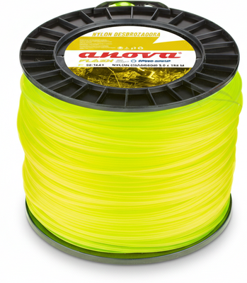 Hilo Desbrozadora Nylon Cuadrado Flash 3,3mm 181 Metros Hilo Desbrozadora Nylon Cuadrado Flash 3,3mm 181 Metros